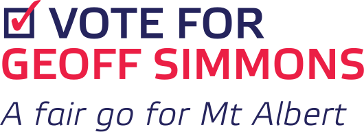 Vote for Geoff Simmons Mt Albert