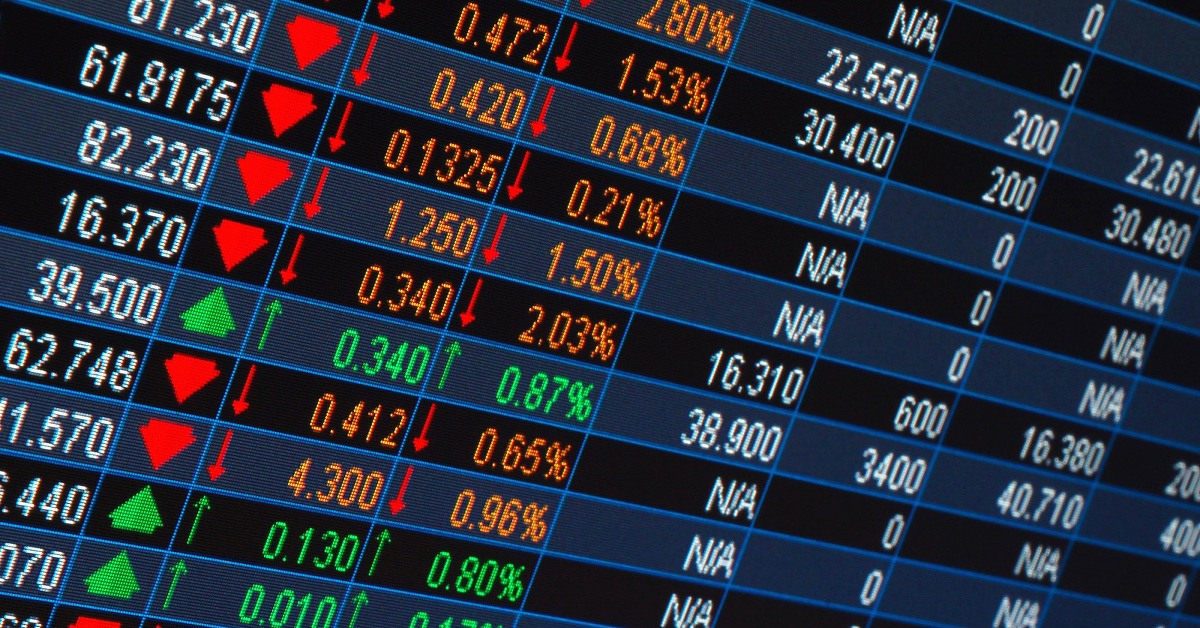A screen at the stockmarket showing values rising and falling. | Links to: Why we need more Lib Dems elected