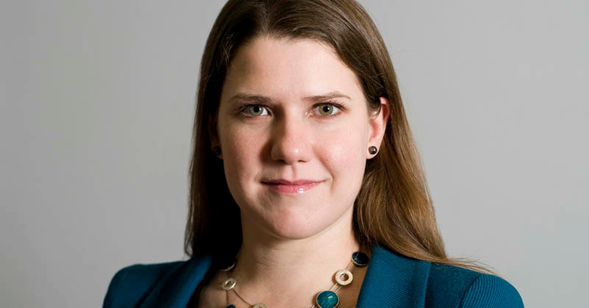 Jo Swinson speaking at Lib Dem conference.