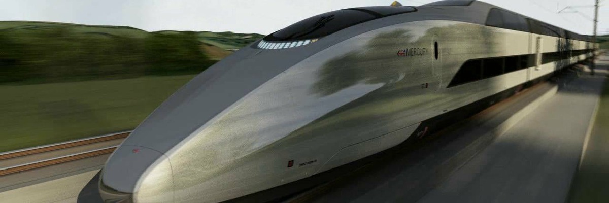 High-speed train.