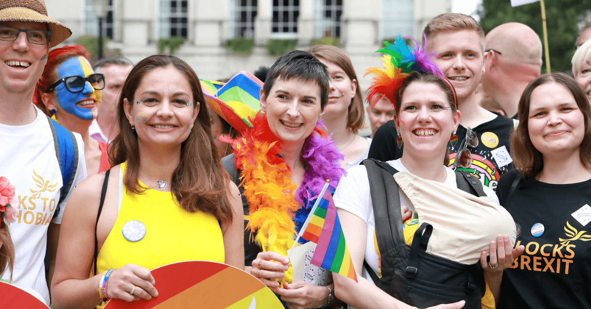 Liberal Democrats at London Pride