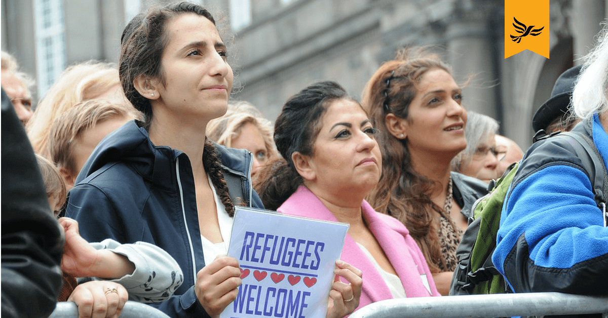 Refugees Welcome protest
