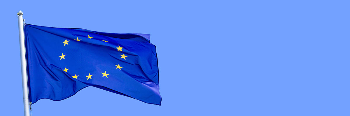 The flag of the European Union