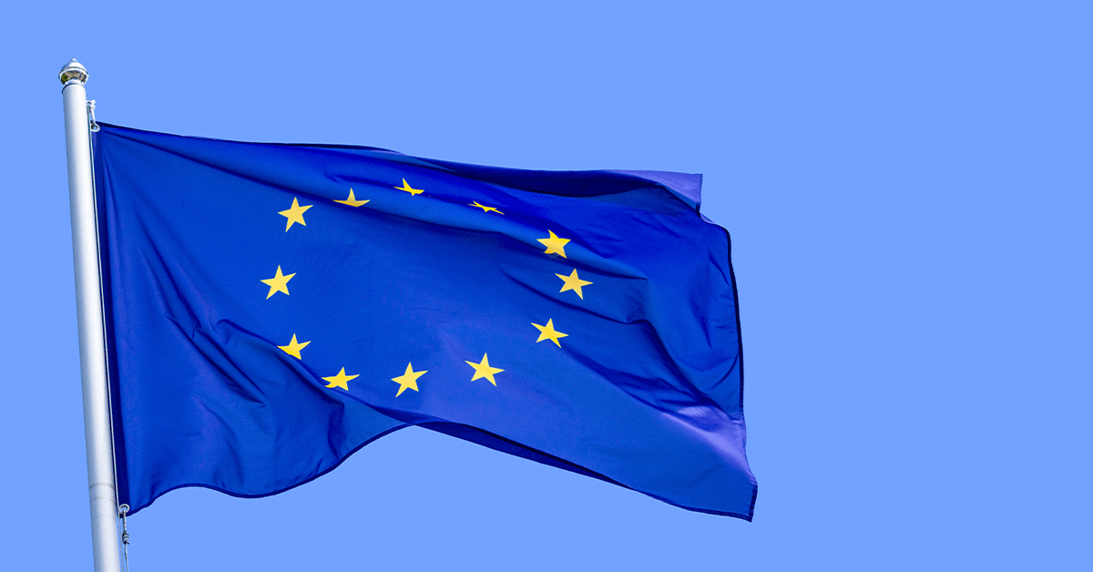 The flag of the European Union