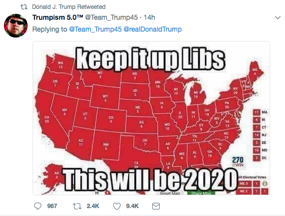 Trump retweets GIF of him hitting Clinton with golf ball Trump retweets GIF of him hitting Clinton with golf ball