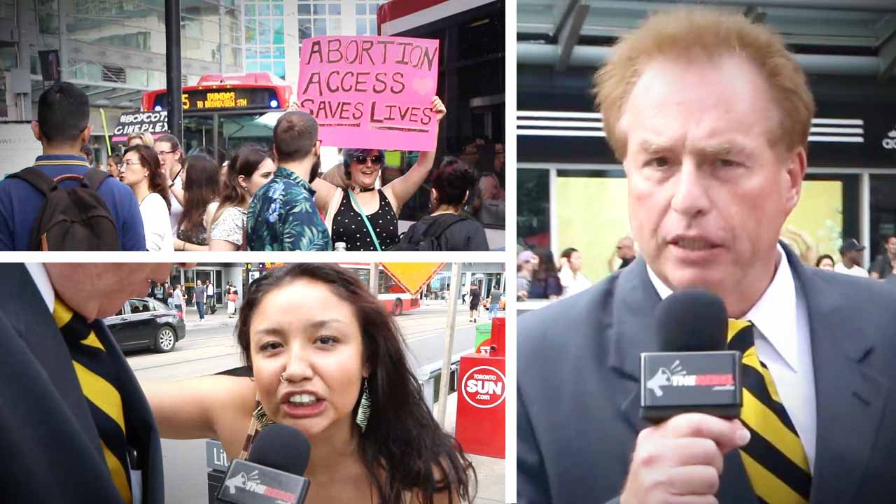 “Unplanned" in Toronto: Protests outside pro-life movie smaller than expected
