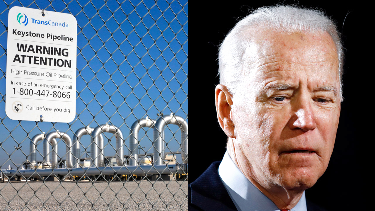 Joe Biden promises to cancel Keystone XL pipeline