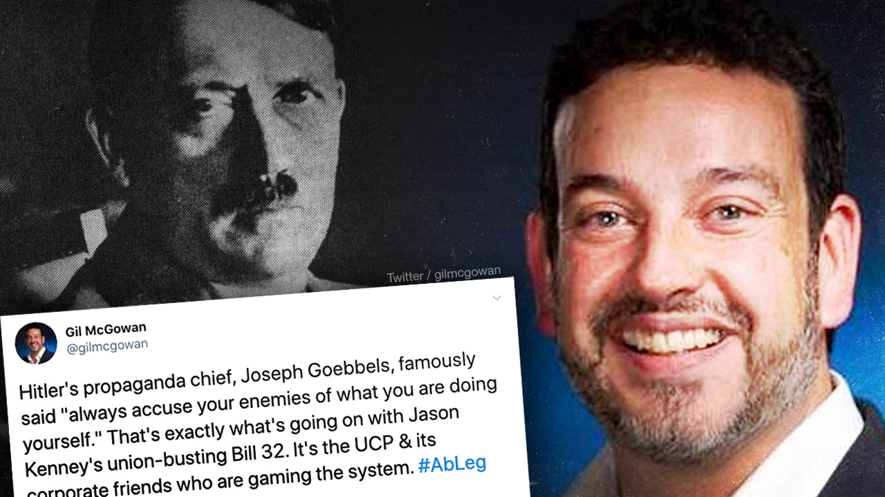Alberta union boss compares campaign finance reform to Nazi Germany