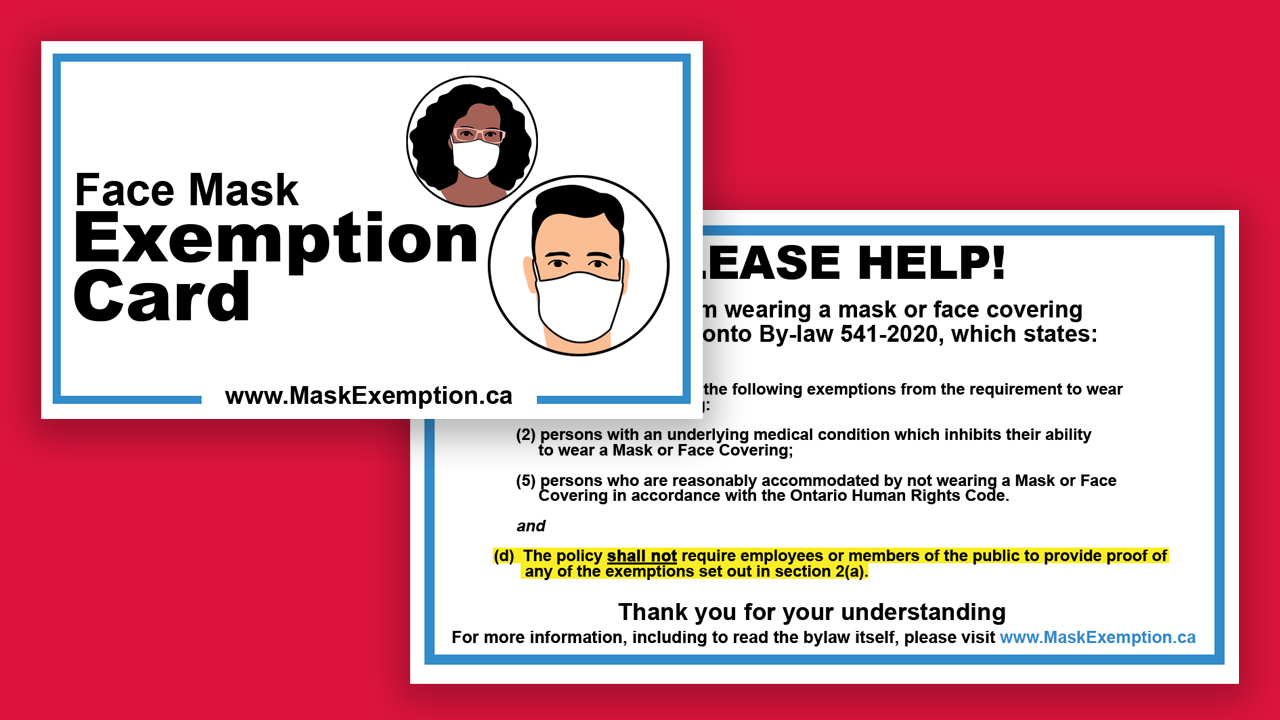 MASK EXEMPTION Rebel News