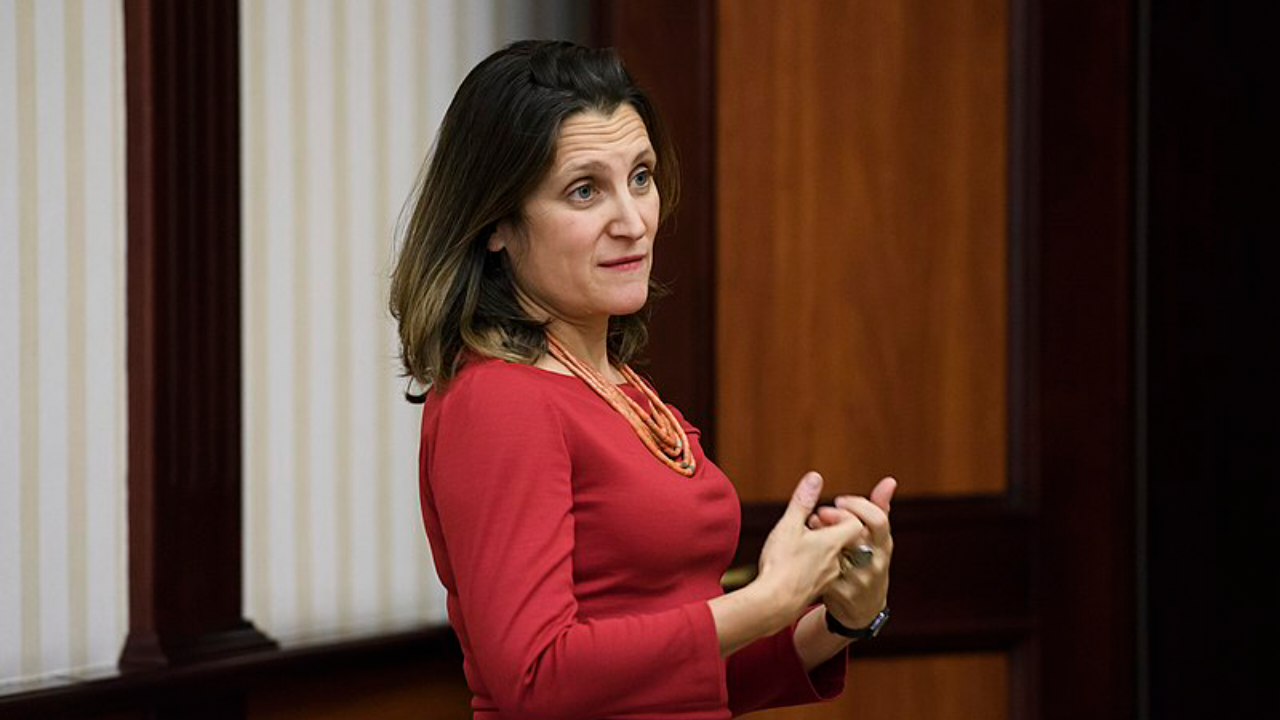 BREAKING: Chrystia Freeland will be Canada's next finance minister