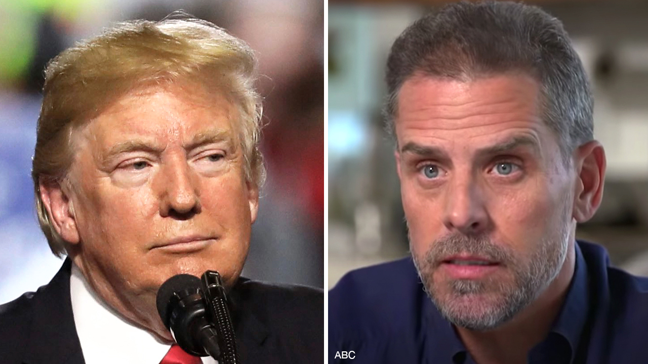 President Trump grills media on Hunter Biden