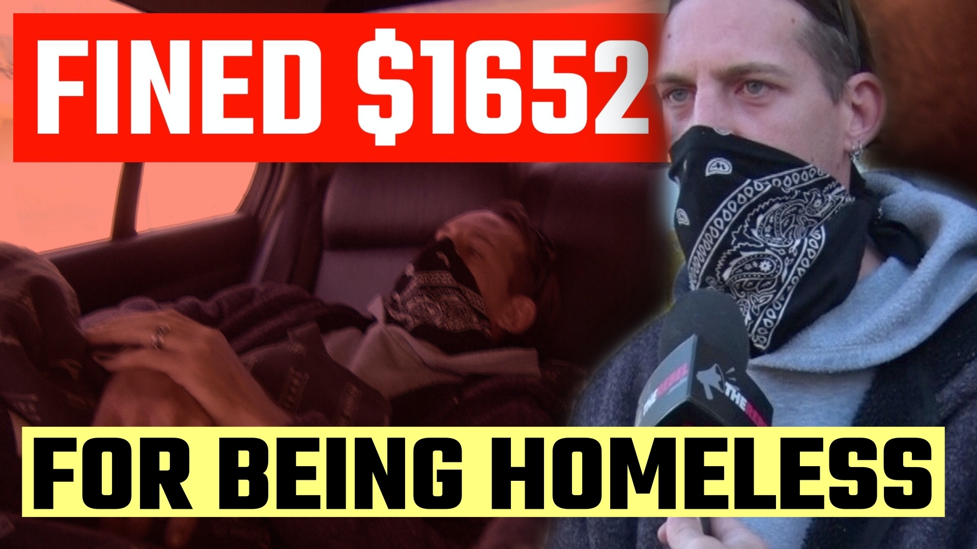 Homeless man FINED in Melbourne for 'breaching curfew' by living in his car