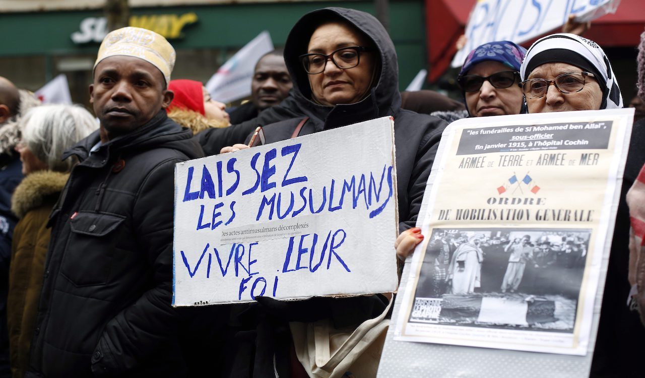 Two Muslim women stabbed in Paris in apparent racist attack following teacher beheading