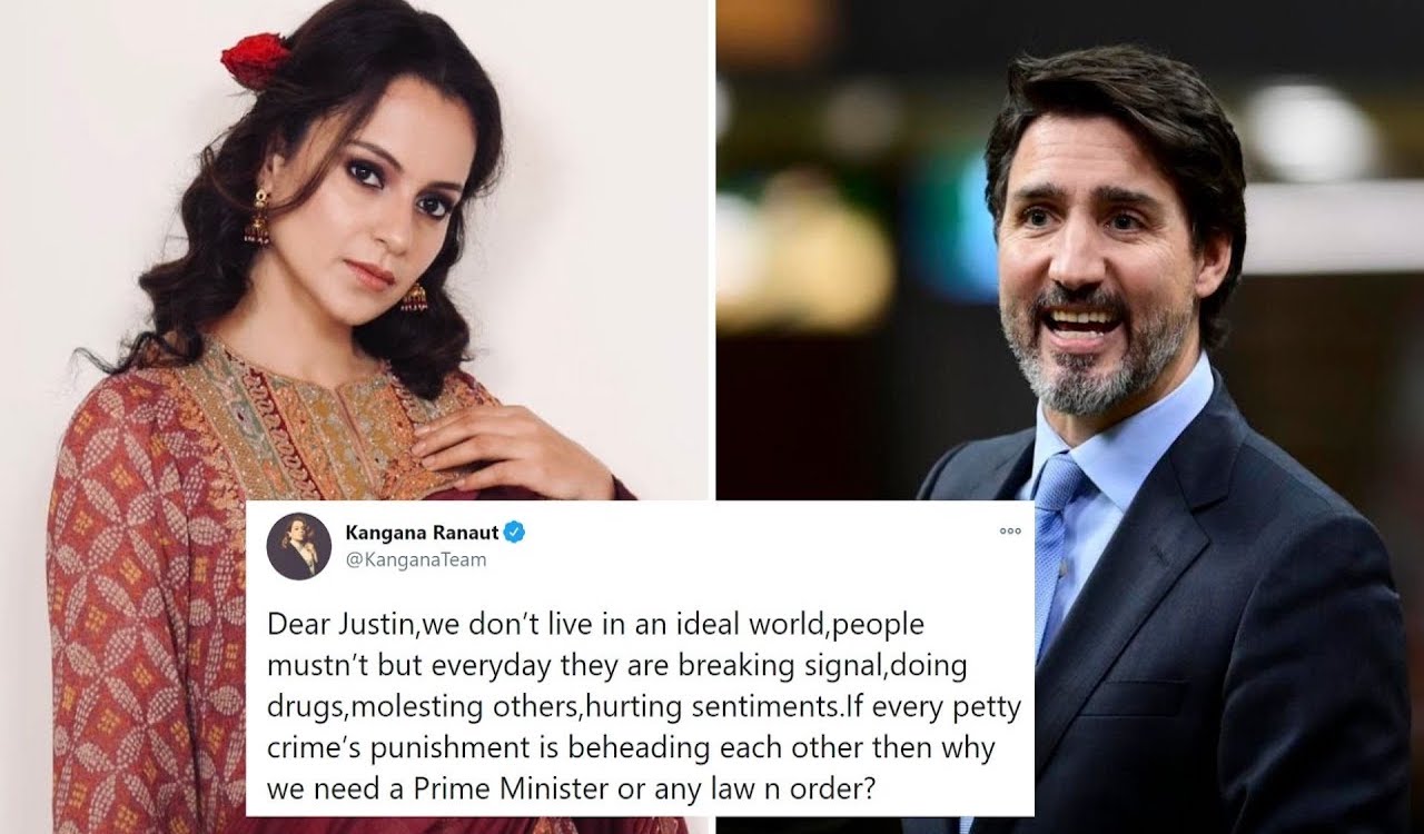 Bollywood actress SLAMS Justin Trudeau on freedom of expression