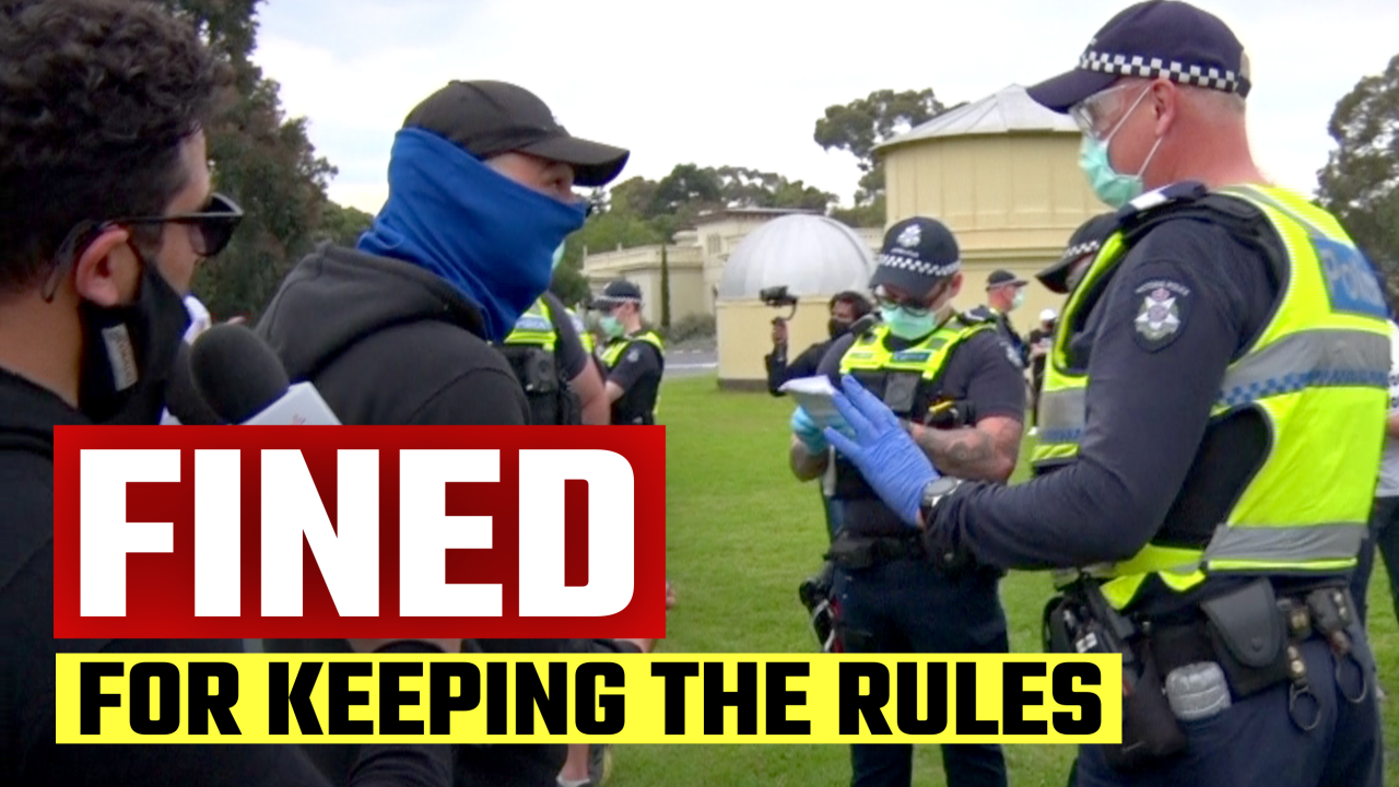 Mandatory mask enforcement gets WEIRD in Melbourne