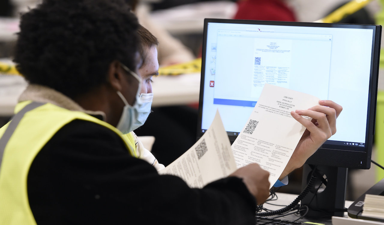 Georgia rescanning over 12,000 ballots due to 'technical problems'
