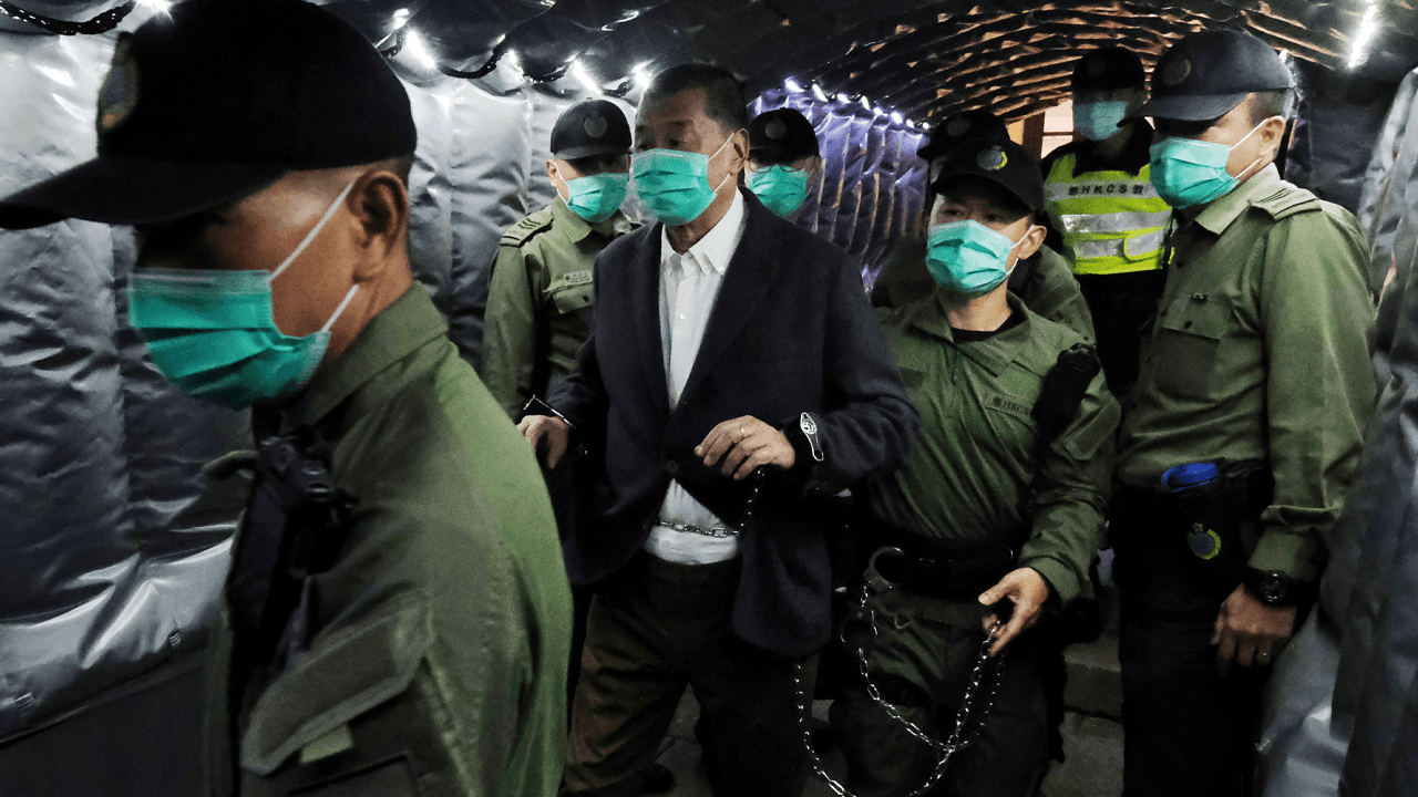 Hong Kong pro-democracy activist Jimmy Lai sent back to jail