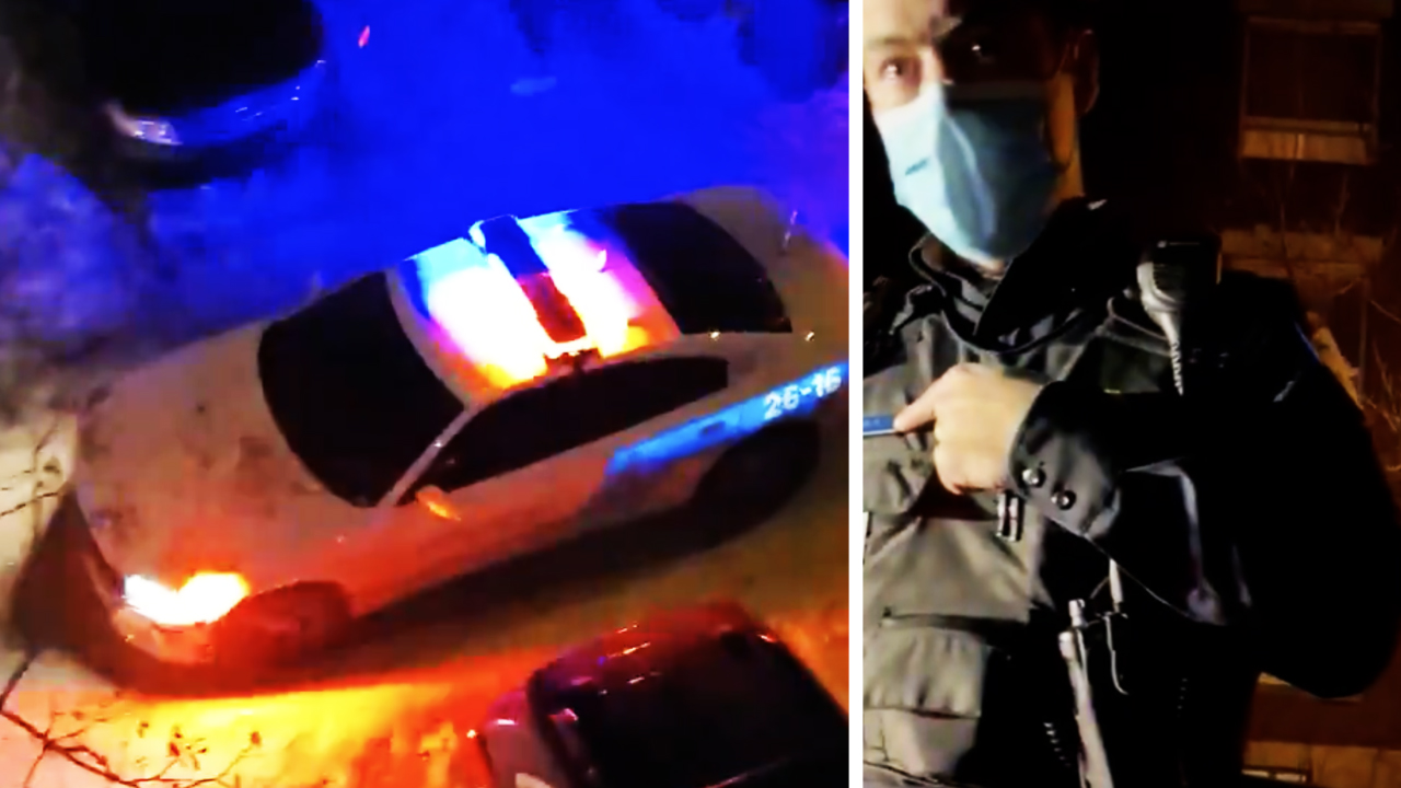 Martial law in Canada: Raw footage from Quebec's new COVID curfew