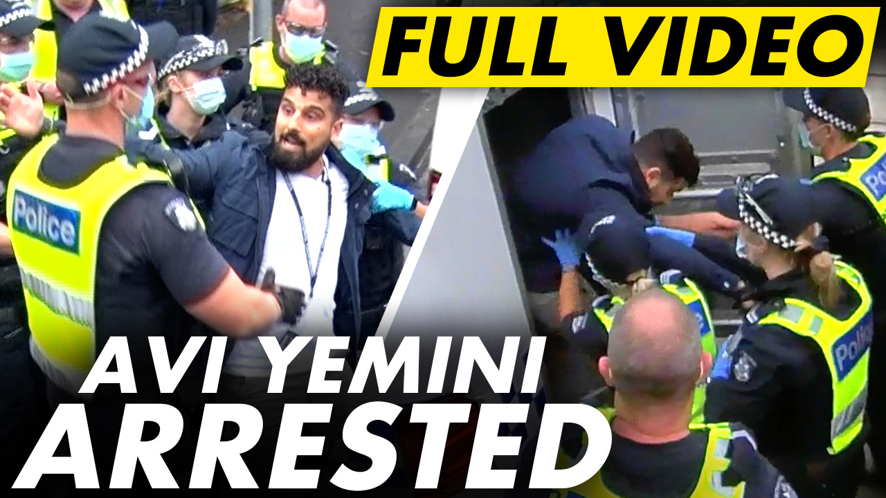FULL VIDEO: Avi Yemini ARRESTED for journalism on Australia Day