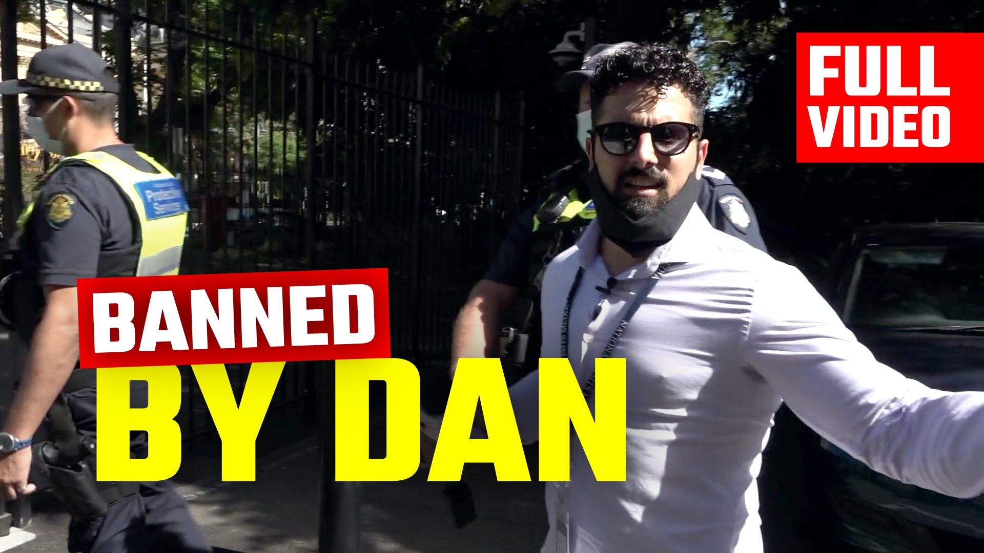 BREAKING: Police forcibly EJECT journalist Avi Yemini from Dan Andrews press conference