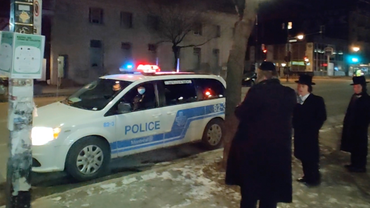 Montreal police continue curfew enforcement following religious challenge, lockdown protest