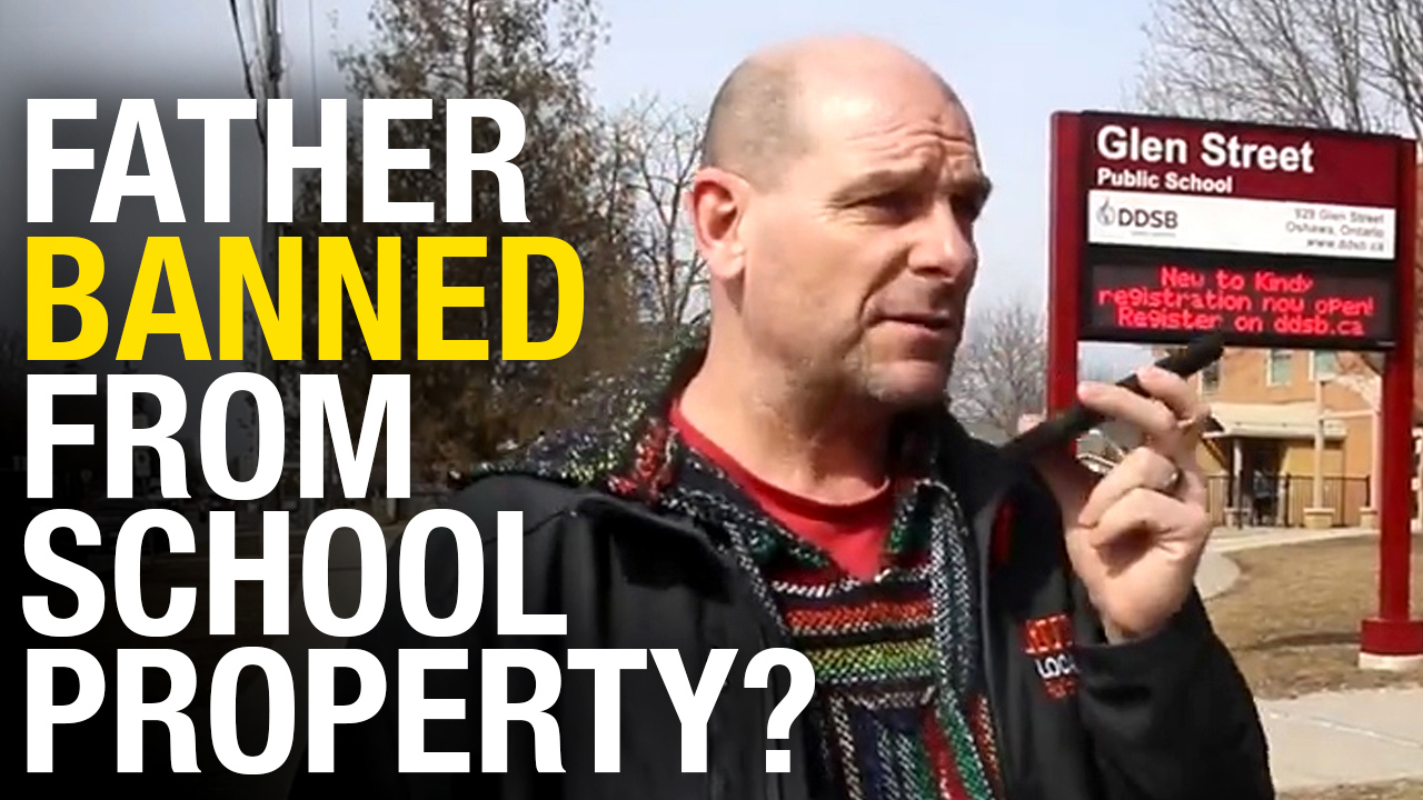 School threatens mask-exempt father with Trespass charge for picking up his kids