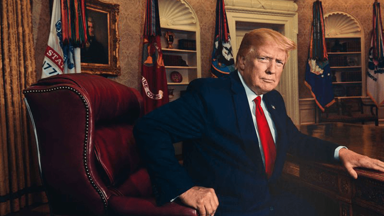 Smithsonian National Portrait Gallery unveils new artwork of Trump for presidential collection