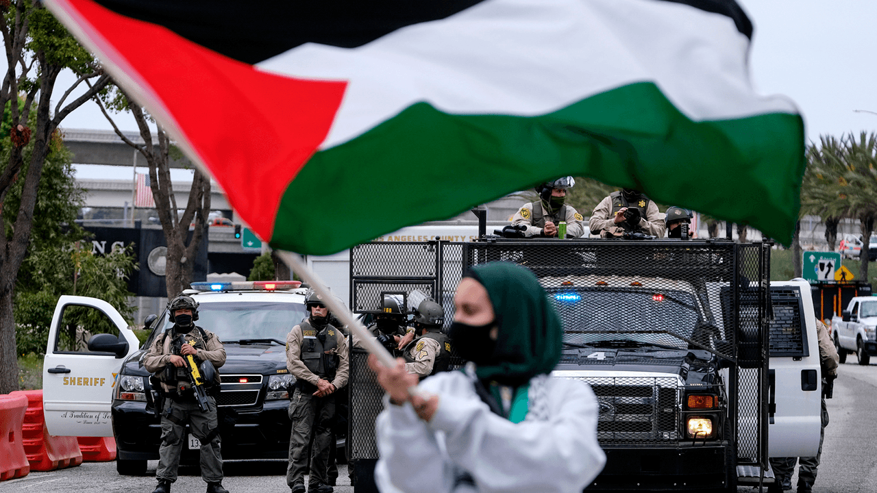 LAPD investigating Tuesday attack on Jewish men by pro-Palestinian caravan as possible hate crime