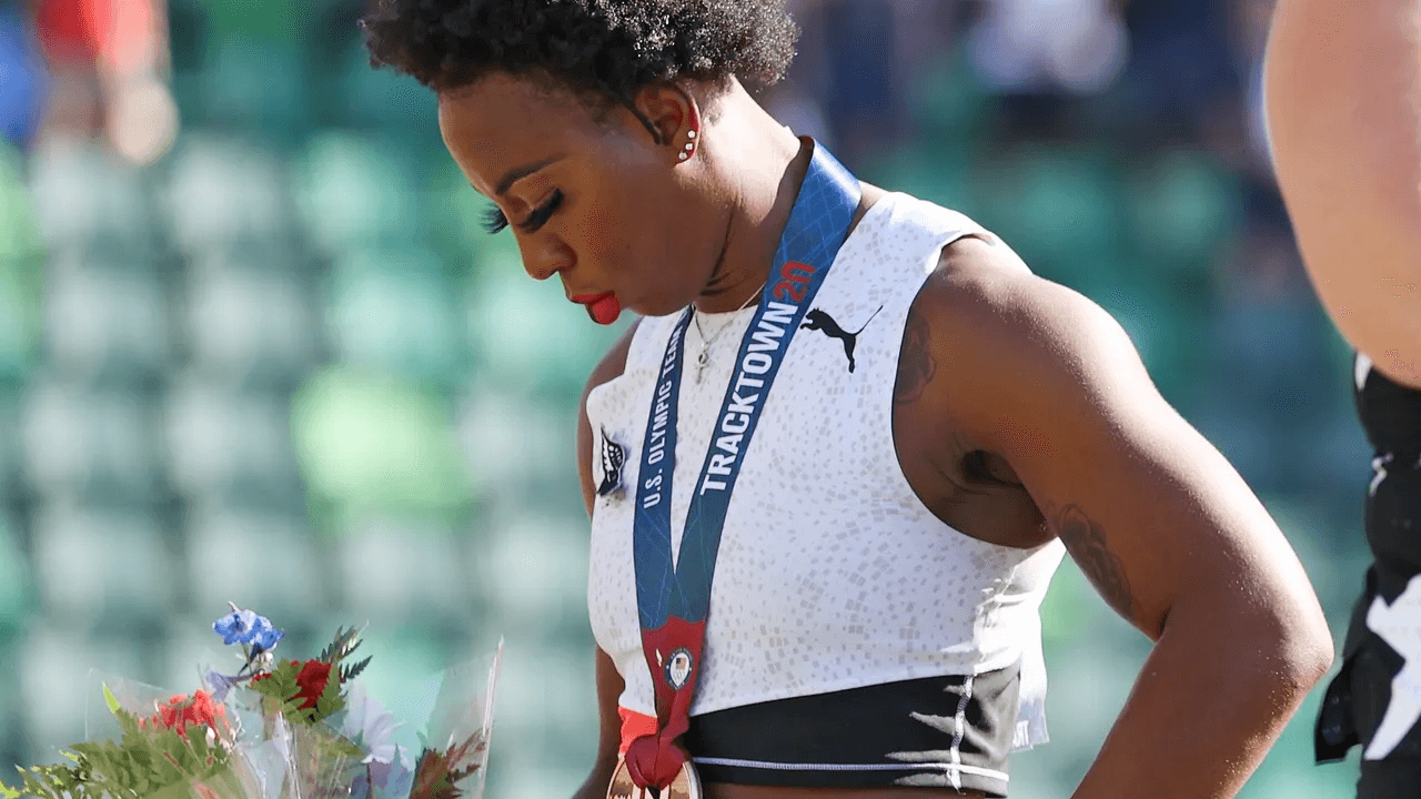 Gwen Berry, Olympian who snubbed national anthem, is sponsored by org that advocates for defunding the police