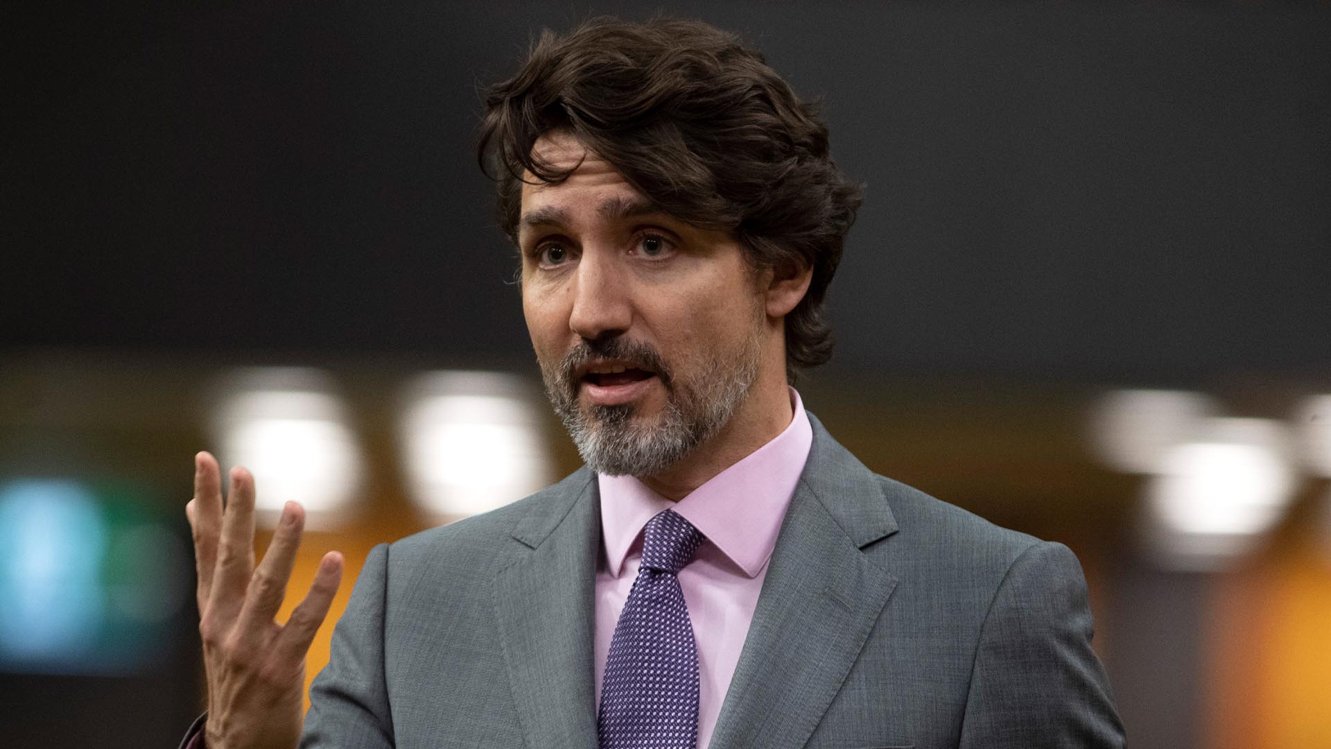 Trudeau chooses patio over his own family