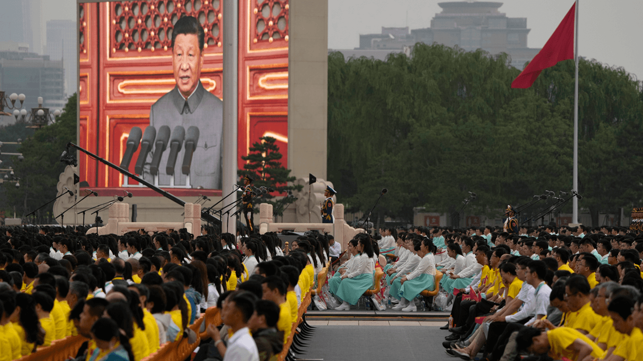 Xi Jinping celebrates 100 years of the Chinese Communist Party with a promise to retake Taiwan