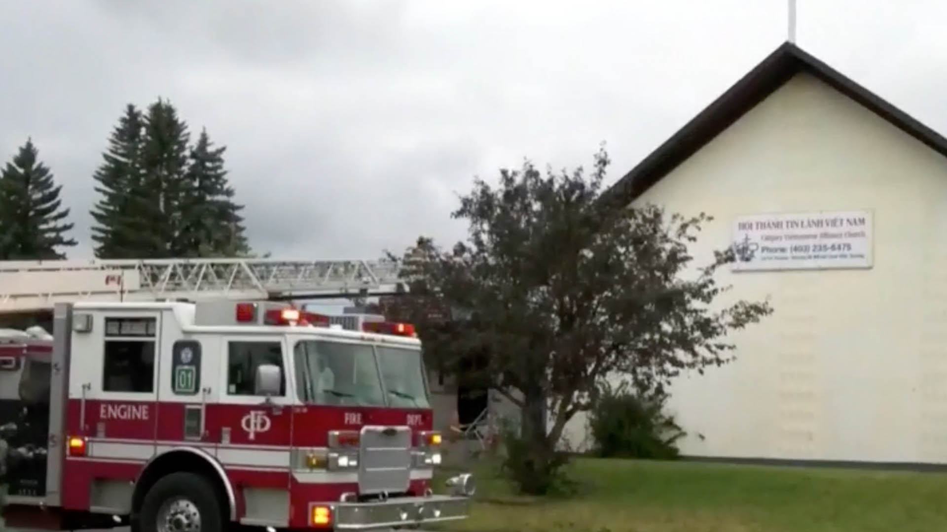 Possible arson displaces Calgary's House of Prayer Alliance Church