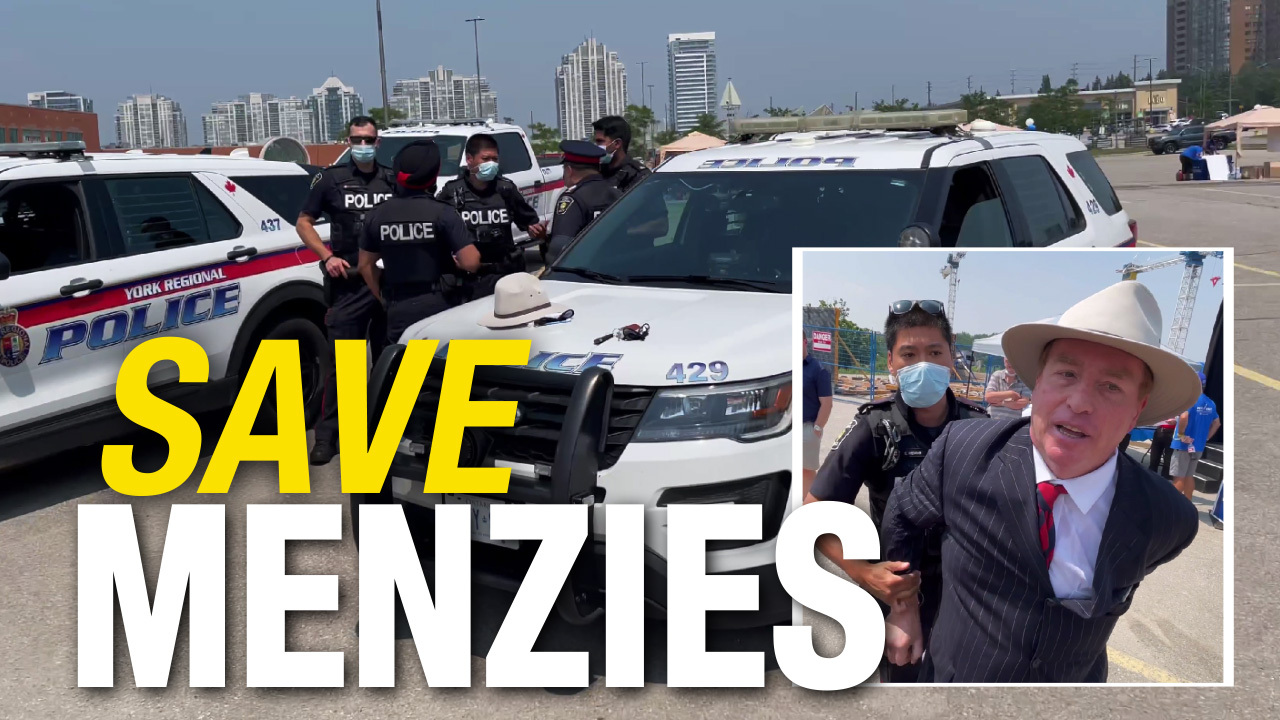 BREAKING: David Menzies ARRESTED at Conservative Party event