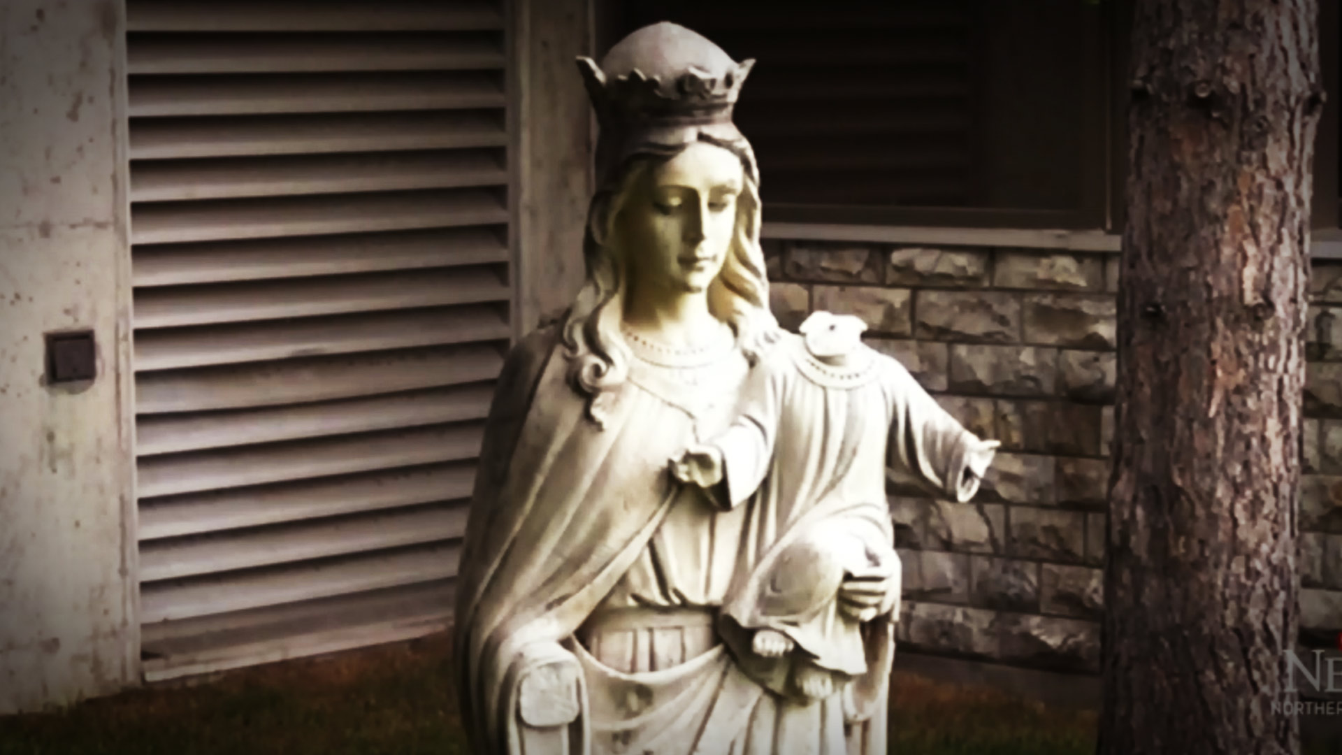 Baby Jesus statue beheaded (again) at Catholic church in Sudbury
