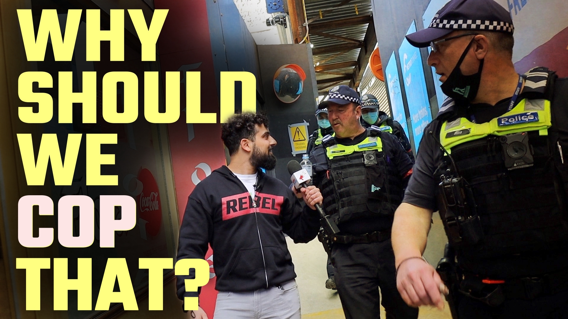 This is the moment a police officer approached me to complain about the inconsistent Covid restricti...