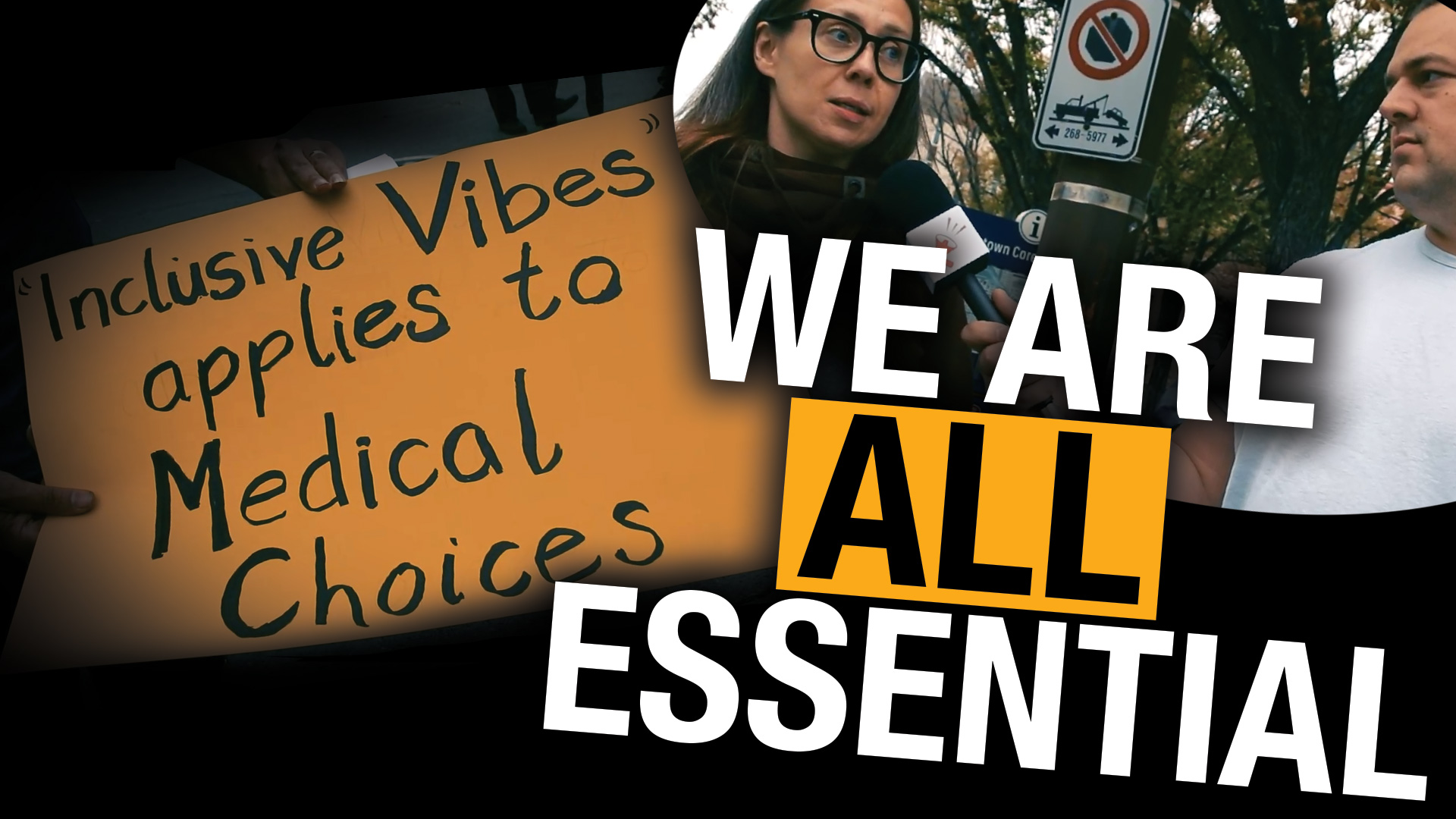 Calgary rally supports biz owners who REFUSE to ask vaccine status