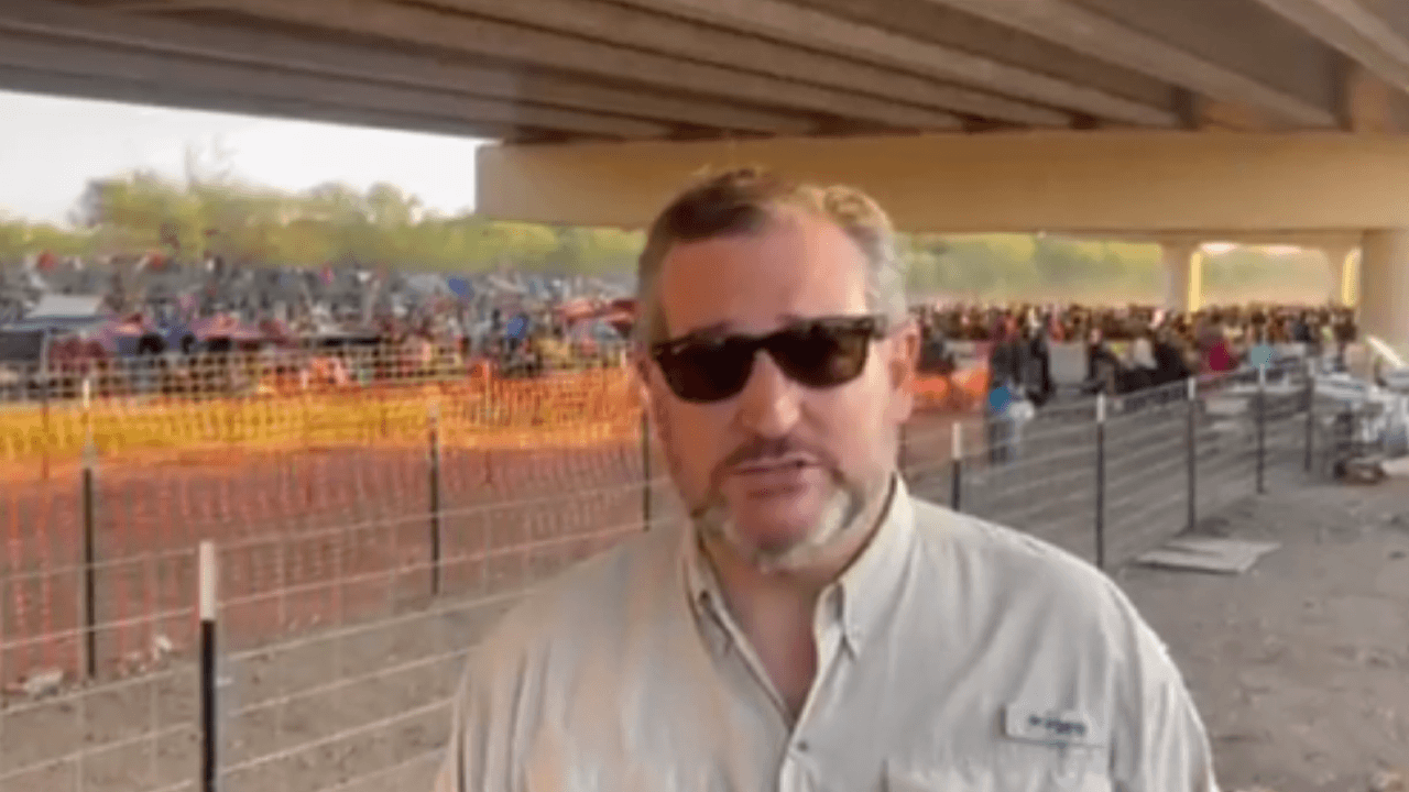 “The most horrific thing I’ve ever seen”: Ted Cruz visits Texas bridge where over 10,000 illegal aliens are being held
