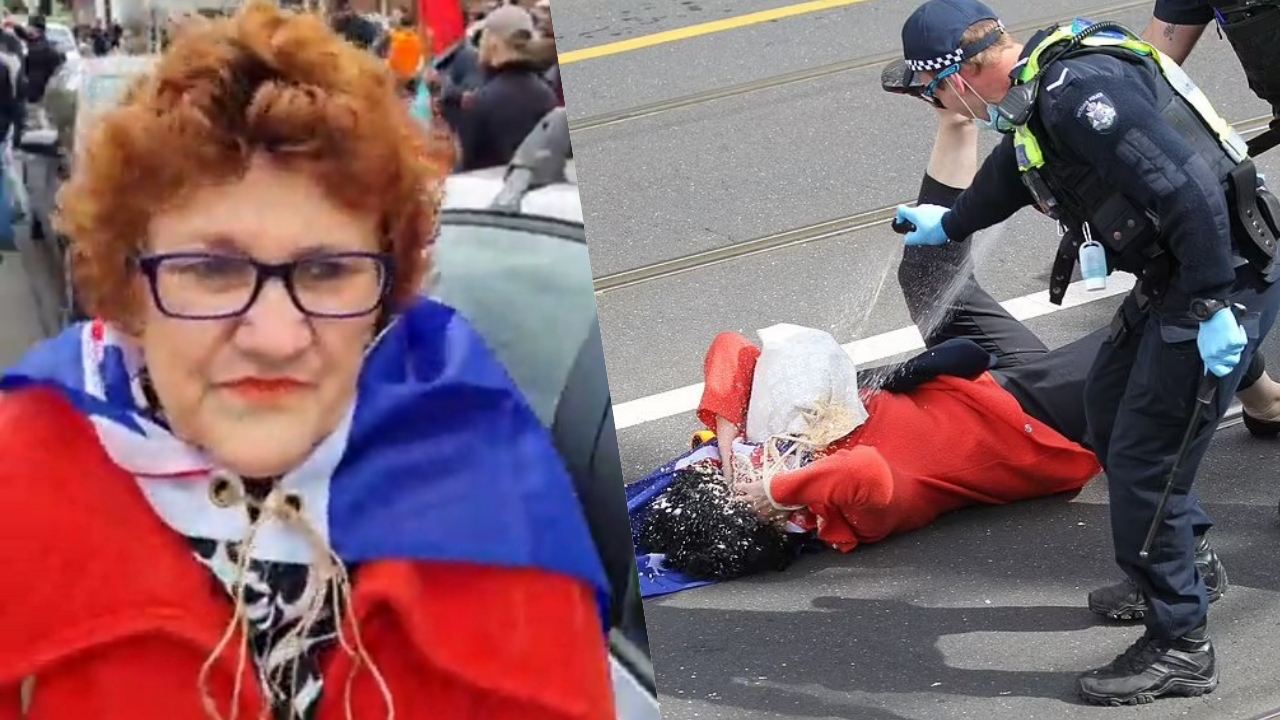 Police claim lockdown protesters yesterday were just 'angry young men'