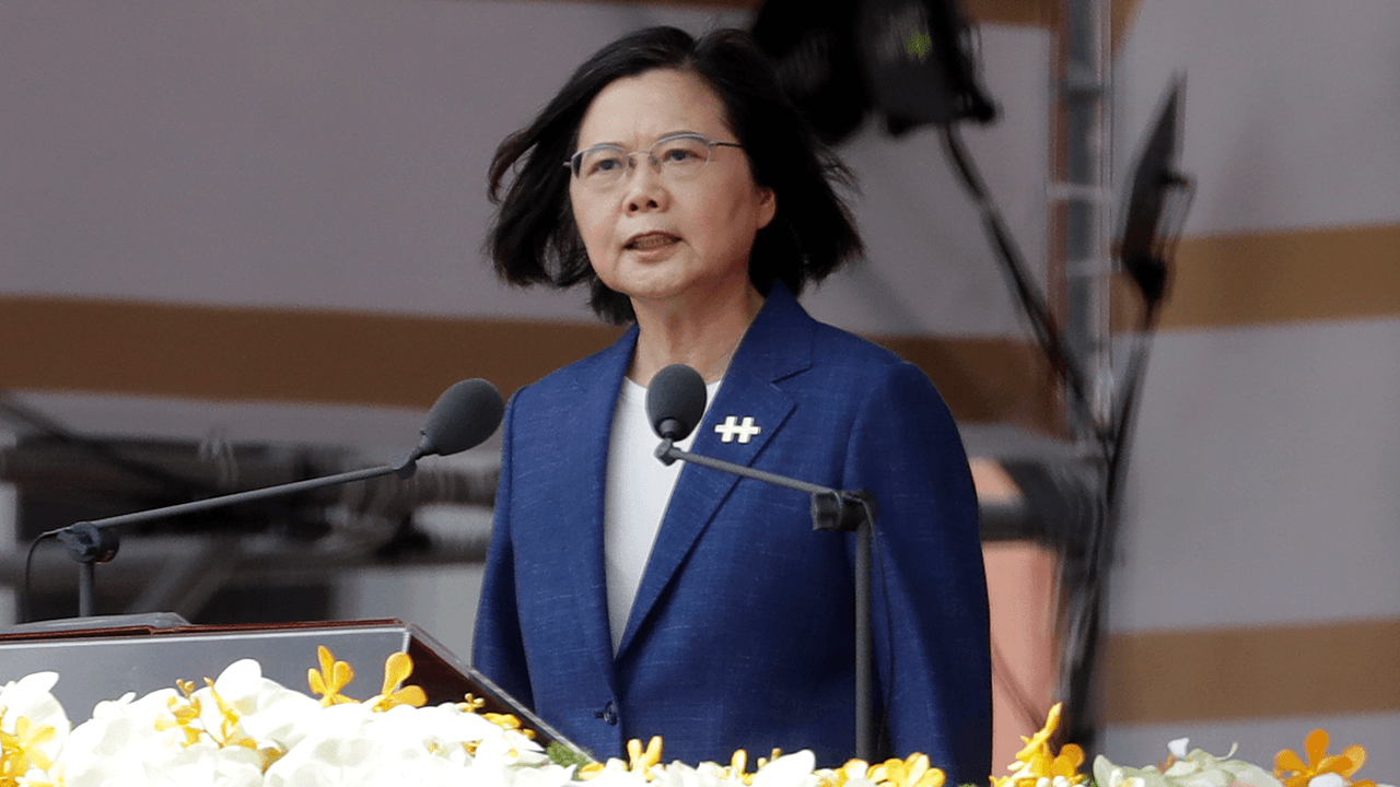 Taiwan president remains steadfast against China