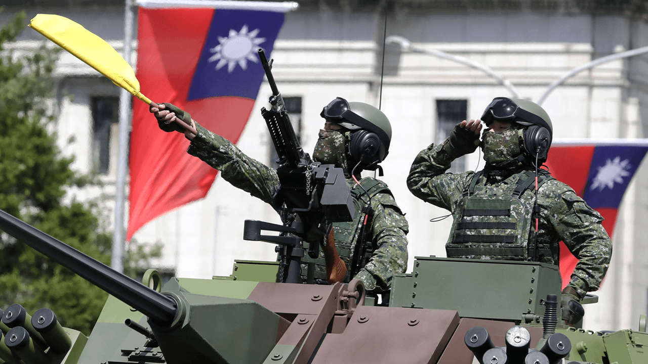 Taiwanese president warns of Chinese threat during National Day ceremony