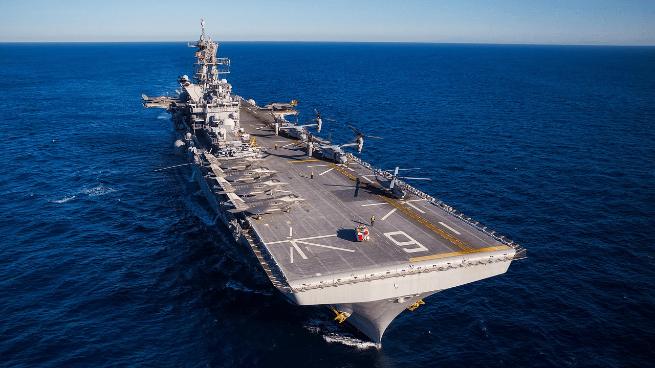 China built full-scale replicas of U.S. ships on target range