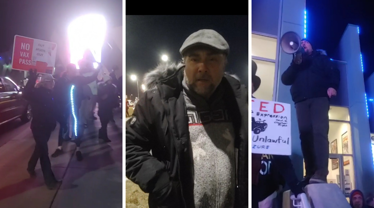 Protesters disrupt United Conservative Party annual general meeting