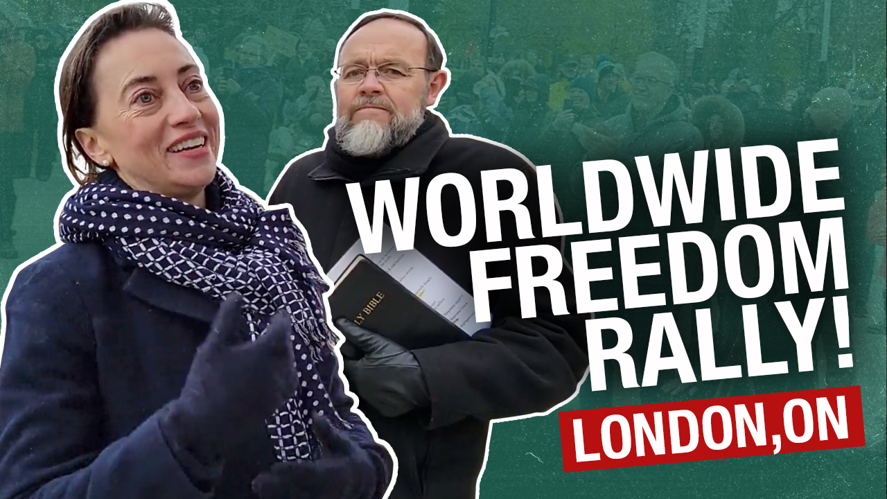 Former ethics prof welcomed at London, Ontario Freedom Rally after questioning uni’s vaxx policy