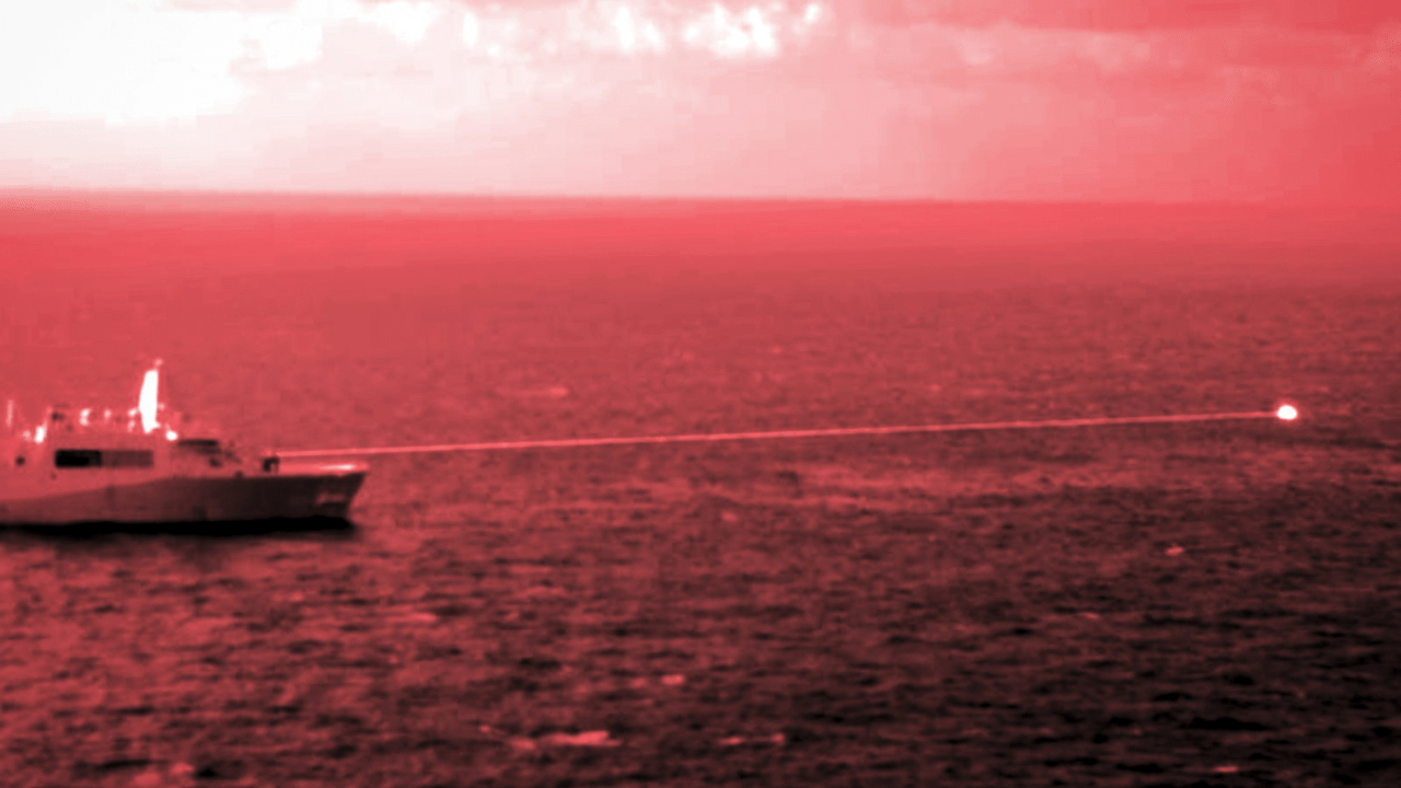 U.S. Navy fires high-energy laser weapon system in Gulf of Aden