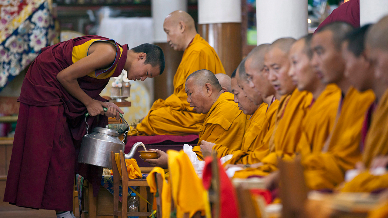 Chinese authorities force Tibetan monks to witness destruction of 99ft Buddha statue