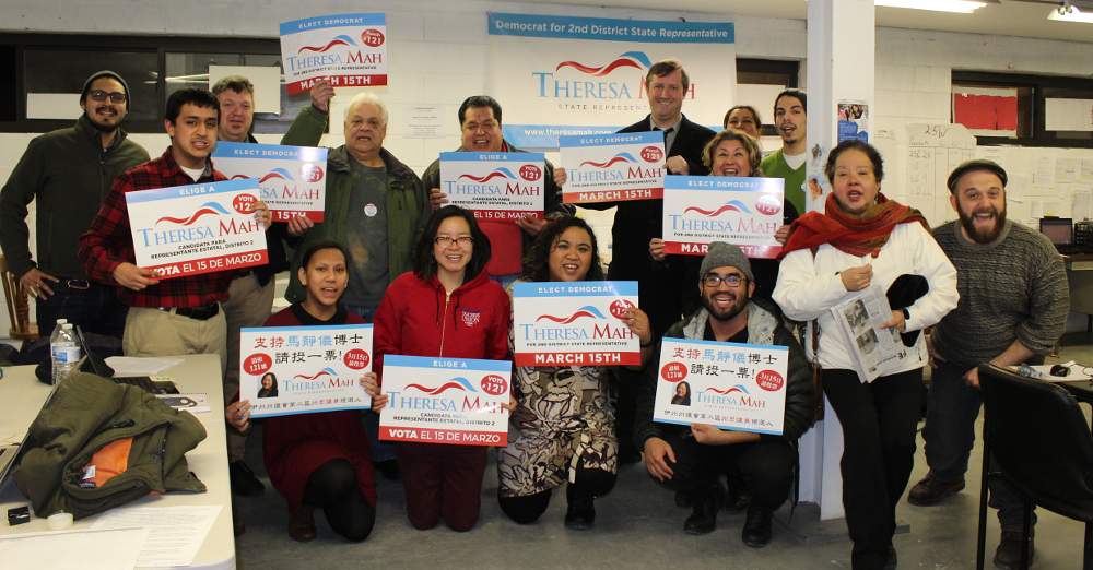 Theresa Mah volunteers