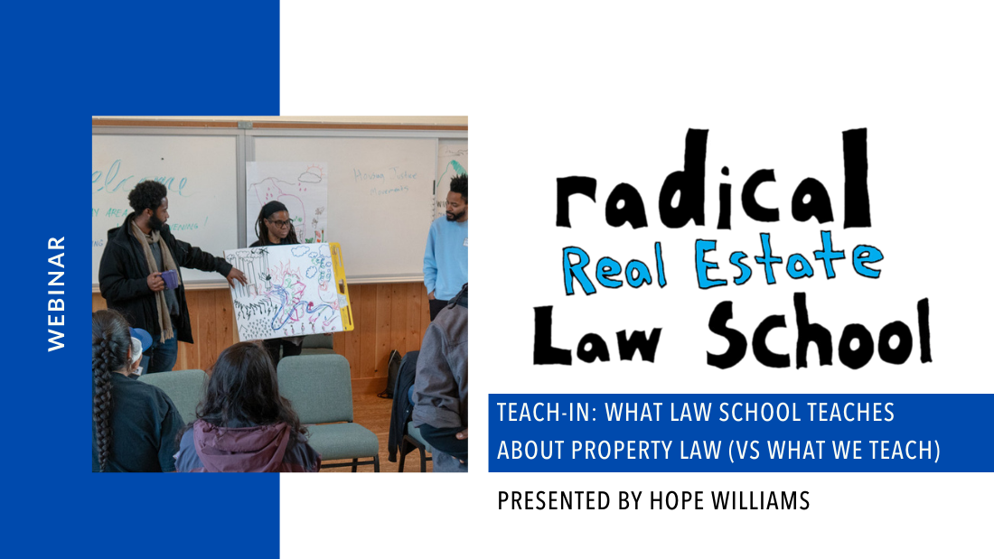 TeachIn Property Law Sustainable Economies Law Center