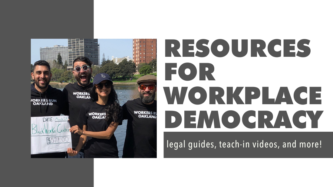 Resources for Workplace Democracy