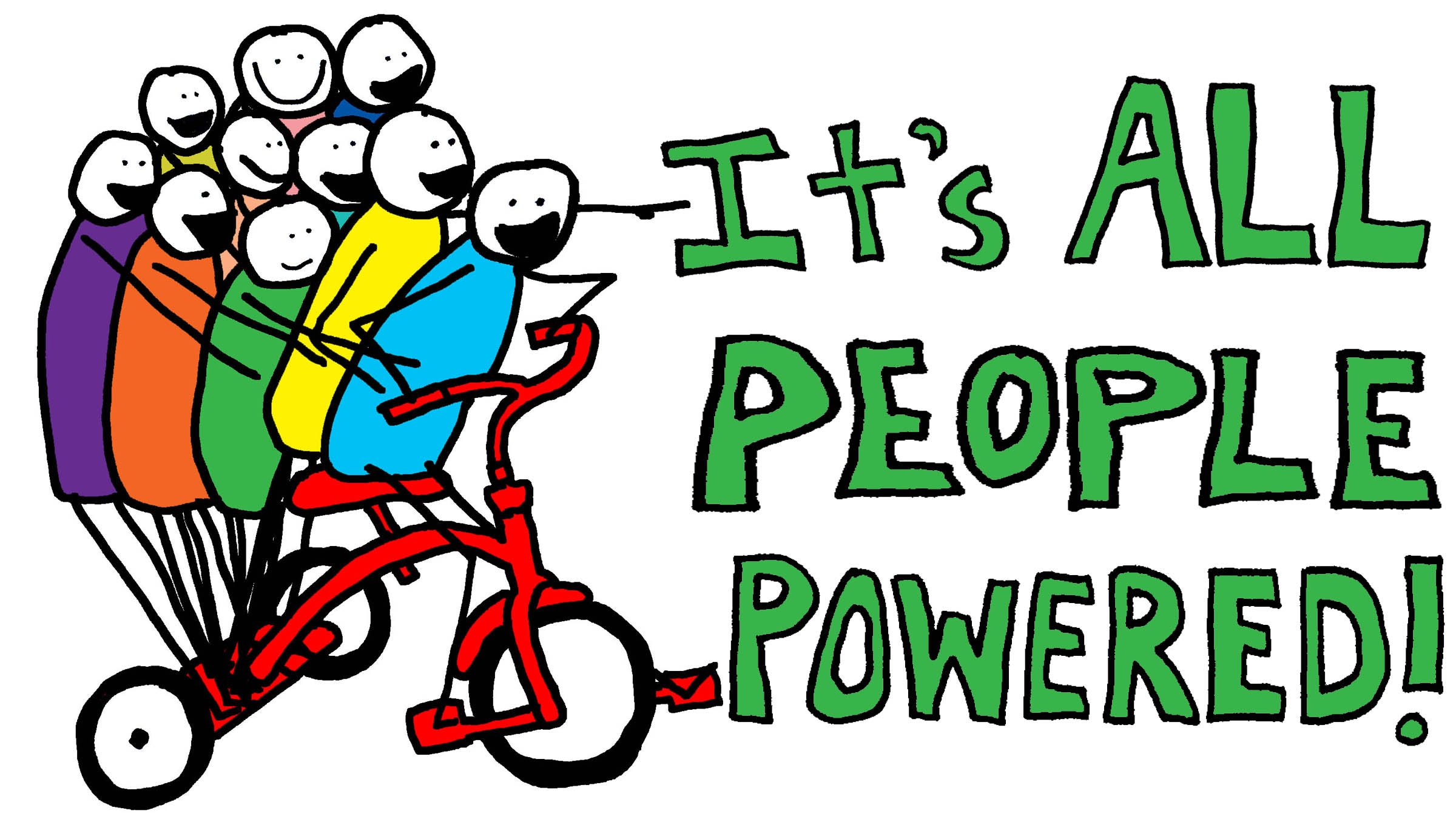 It's all people powered! It's all people powered!