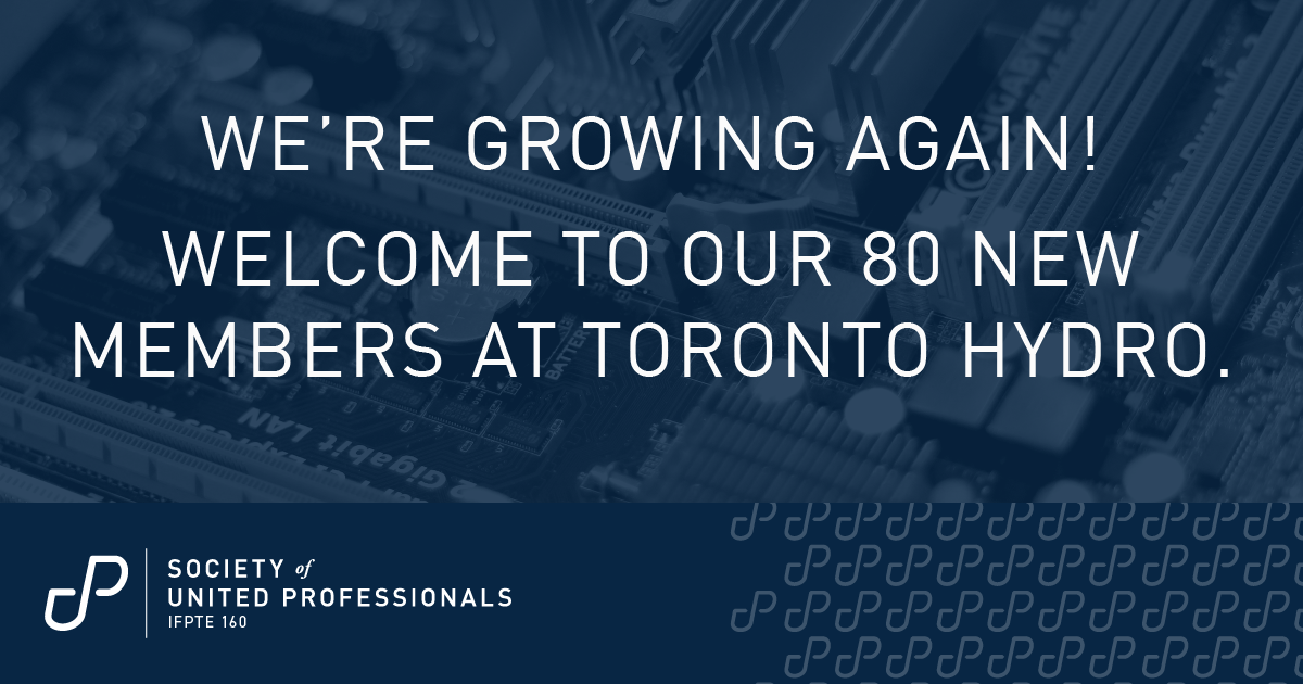 We're growing again: welcome Toronto Hydro IT professionals
